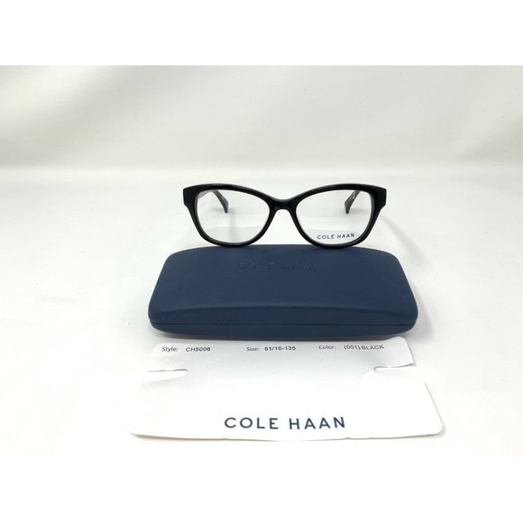 Cole Haan CH5006 615 Eyeglasses Frame Black 51 [] 16 135 display picture 3